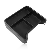 RUIYA 폭스바겐 ID.4 2022+ 콘솔 하부 수납 박스 트레이, 블랙