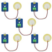 Gikfun Arduino DIY 키트용 아날로그 세라믹 피에조 진동 센서 모듈 (5개 케이스 팩) EK1952