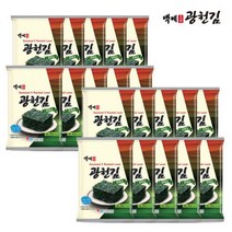 브랜드없음 백제광천김 파래 전장김 20g 20봉, 단품없음, 선택완료