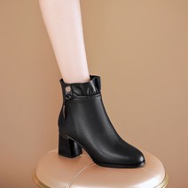 Z3JC 여성 통굽 5cm 앵클부츠
