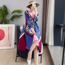 셔링 원피스 태국 퀄팅 단아한 퍼프 방콕 플라워 포인트 드레스 골덴 비치룩