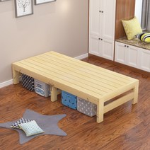 사우나 원목 평상 목욕탕 매점 침대 폴딩식 나무벤치 휴게, 길이 190 x 폭 70 접이식 스타일