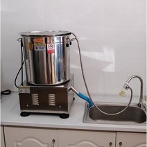 전기 야채 소 탈수기 상업용 호텔 건조기 물 압착기 식품 탈유기 대형, 초저소음올스틸1-6진(타이밍포함)