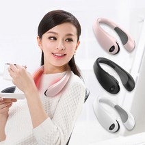 에코벨 넥워머 넥히터 넥밴드 목 손 난로 온풍기 휴대용 충전식, 제품선택:넥밴드 목걸이 히터 화이트