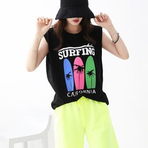 서핑보드박스나시 박스티 민소매