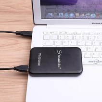 아이폰 외장 하드 메모리 2.5 인치 sata 3.0 외장 하드 드라이브 USB메모리, [02] Black, 03 320GB