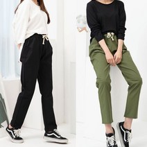 여자 밴딩 스판린넨 배기팬츠 마바지 여성린넨 여자밴딩 여름 시원한 여자린넨 여자마