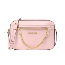 Michael Kors 여성용 제트 세트 아이템 라지 이스트 웨스트 체인 크로스바디 블랙 스타일 35S1GTTC7L. 블랙.