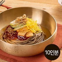 의령소바 불비빔소바 10인분 세트 (불비빔양념장1통 + 메밀생면 10인분) 국수면 메밀국수 간편조리 식사용 캠핑장 속풀이 해장, 1개