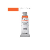 [신한] 아크릴물감 낱색 50ml, 592 Cadmium Red Light
