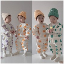 민이마켓 유아상하복 봄가을 키즈 아기 주니어 어린이집 등원룩 남매룩 자매룩 상하세트