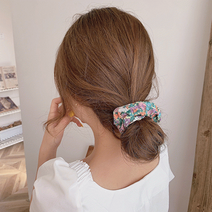 [1+1무배] 비밀의 화원 스크런치 곱창밴드_5color 웨딩준비 하객룩 오피스 데이트 봄 여름 패션 여친선물