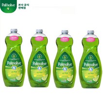 팜올리브 울트라 (오리지널) 고농축 절반사용 주방세제(750ml) 4P-라임프레쉬, 단품