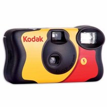 코닥 Kodak 3920949 [Funsaver 렌즈 필름 ISO 800 필름 내장/플래시 포함/27+12장 촬영] 렌즈장착 일회용카메라, 단일