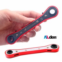 일본산 냉동 라쳇 렌치 9x10-11x12 mm 겸용 4in1 기어렌치 6종류의 볼트 너트 에 사용 6각 12각 사각 T 별 라운드 라쳇렌치 오픈렌치 라쳇식 일산 일제 냉동라쳇렌치, 1개