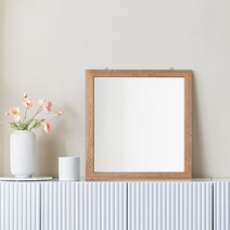 [3천원즉시할인+깔끔강추거울] 파로마 바비 600 벽걸이거울 거울 벽걸이거울 탁상거울 정사각형거울, 옹이