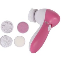 진동클렌저 5in 1 전기 페이셜 클렌저 워시 페이스 클리닝 머신 모공 클리너 바디 클렌징 마사지 미니 스킨, 01 pink, [01] pink
