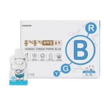 함소아 홍키통키 프라임 3단계 블루 (15ml x 60포) 2개월분 / 8~10세 면역력 향상 6년근 홍삼 농축액