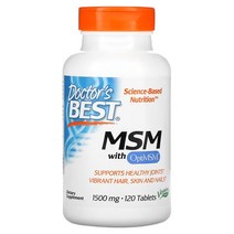 닥터스베스트 OptiMSM 함유 MSM 식이 유황 1 500mg 120정, 1개
