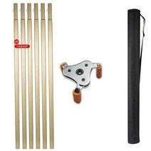 화재 경보기 분해 설치 도구 교체 공구 천장 긴 막대, 7.3m 고경도 티타늄 합금 막대+범용클로세트