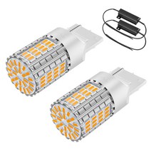 BORDAN T20 핀치 부위 LED 윙커 하이프라 방지 앰버 스텔스 72연 3014SMD 6W2 1200lm2 360°발광 차검 대응 DC9-16V차용 무극성