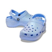 정품 크록스 여성 CLASSIC PLATFORM GLITTER CLOGW MJE 23SWCL207241