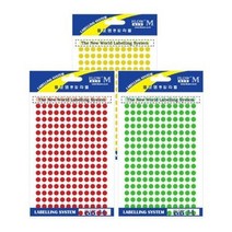 플로엠 단색 원형 스티커 303-3 (색상 택1), 303-3(파랑)_5mm