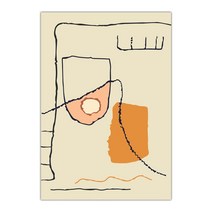 발수건 규조트 규조토발매트 추상적인 기하학 거실 방 십대 홈 푹신하고 부드러운 바닥 라운지 홈스테이 카펫, 34.D - 180x250cm