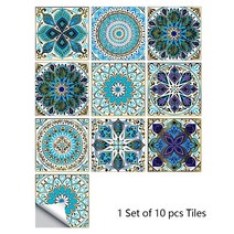 벽 바닥타일 10 개/대 만다라 Style 크리스탈 Hard 타일 세라믹 스티커 주방 옷장 홈 Decor Art 껍질 & 스틱 데칼보다 reballing bga, 26.MZ-2-106 - 30cmX30cmX10pcs