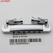 LP SG 기타 용 앵커 및 스터드가있는 GUYKER 스톱 바 테일 피스, [01] CR