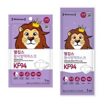 웰킵스 황사마스크 대형 KF94 25장