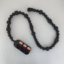 A의취향 디자인 우드볼 멀티탭 개별 3구 콘센트 전선 커버, 1.5m, 블랙홀릭