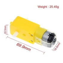 DIY 로봇코딩 코딩교육 코딩장난감 로봇과학 로봇만들기 로봇장난감 TZT-1 로트/패키지 감속 DC 모터 바퀴 a/스마트 자동차 섀시 모터/로봇, [03] Motor