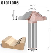 합판재단 목재합판 나무 원목 합판 12.7MM Shank-1PCS cnc 단단한 초경 MDF 합판 목공 라우터 비트 트리머, 12 No.11