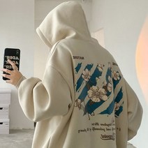 제로스샵 / 아레아 플라워 후드티 남녀공용