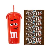 엠앤엠즈 콜드컵 한정판 패키지 콜드컵+밀크초콜릿 6봉 !레드/옐로우 선택하세요.!, 1.엠앤엠즈 콜드컵패키지 레드