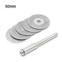 그라인더날 hot dremel tool 로터리 액세서리용 미니 커팅 디스크 다이아몬드 그라인딩 휠 회전 원형 톱날 연마 다이아몬드 디스크 106, 50mm