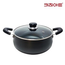 키친아트 쥬노블랙 경질냄비 20cm-양수, 상세 설명 참조, 상세 설명 참조