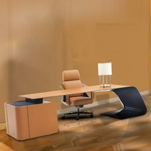 명품 책상 사무용 사장님 임원용 대표 CEO 서재 고급 데스크 BUGATTI, 2.4m 데스크