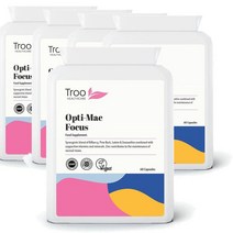 영국 트루 헬스케어 Troo Health Care 옵티 맥 포커스 with 제아잔틴 루테인 빌베리 파인바크 60캡슐, 5팩