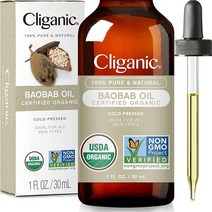 Cliganic 클리가닉 바오밥 나무 오일 얼굴 및 모발용, 1 Fl Oz (Pack of 1)