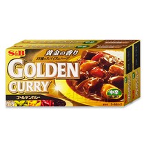 에스앤비 골든카레 중간매운맛, 198g, 2개