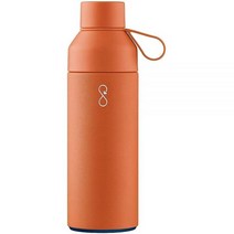 Ocean Bottle - 재활용 스테인리스 스틸 Go 물병 및 재사용 가능한 병 포레스트 그린 500ml179914, Original Ocean Bottle 500ml, Sun Orange