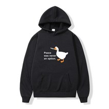 Hoodies 남성용 가을 겨울 Sudadera Hombre Peace Goose 후드티 남성/여성 힙합 한국판 후드티 여성용 16색