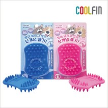 쿨펫 고양이 브러쉬 강아지 브러쉬 펫브러쉬 개 고양이 빗 털관리 실리콘 브러쉬 속털 개빗 고양이털 개털 샴푸 목욕 미용 피지 냄새 실리콘 국내산, 쿨펫 핑크 ( 소프트 타입), 1개
