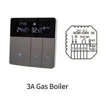 KHOLD WiFi 스마트 서모 스탯 온도 컨트롤러 95-230V Tuya APP 원격 제어 Alexa Google 홈 Yandex Alice, 01 Electric Heating, 01 Electric Heating