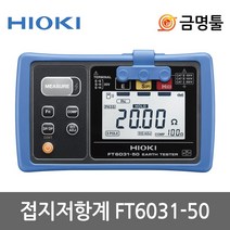 히오끼 FT6031-50 접지저항계(디지털) 테스터기 접지저항2000옴