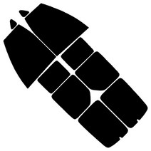 현대 스타리아 측면 썬팅필름, 스타리아 미닫이 (21-현재), RTF-7S 05 (진함)