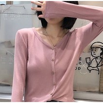 [이신]신상핫 봄과 가을 얇은 V 넥 긴팔 티셔츠 기본 셔츠 여성 2021 새로운 한국어 스타일 학생 슬림 패션 가기 패션