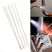 알곤용접봉인구리 전극 용접봉 황동 와이어 땜납 분말 불필요 1.0-2.5mm 500mm, 01 1.0mm 3pcs
